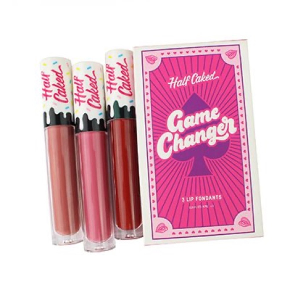 Half caked- game changer lip fondant trio